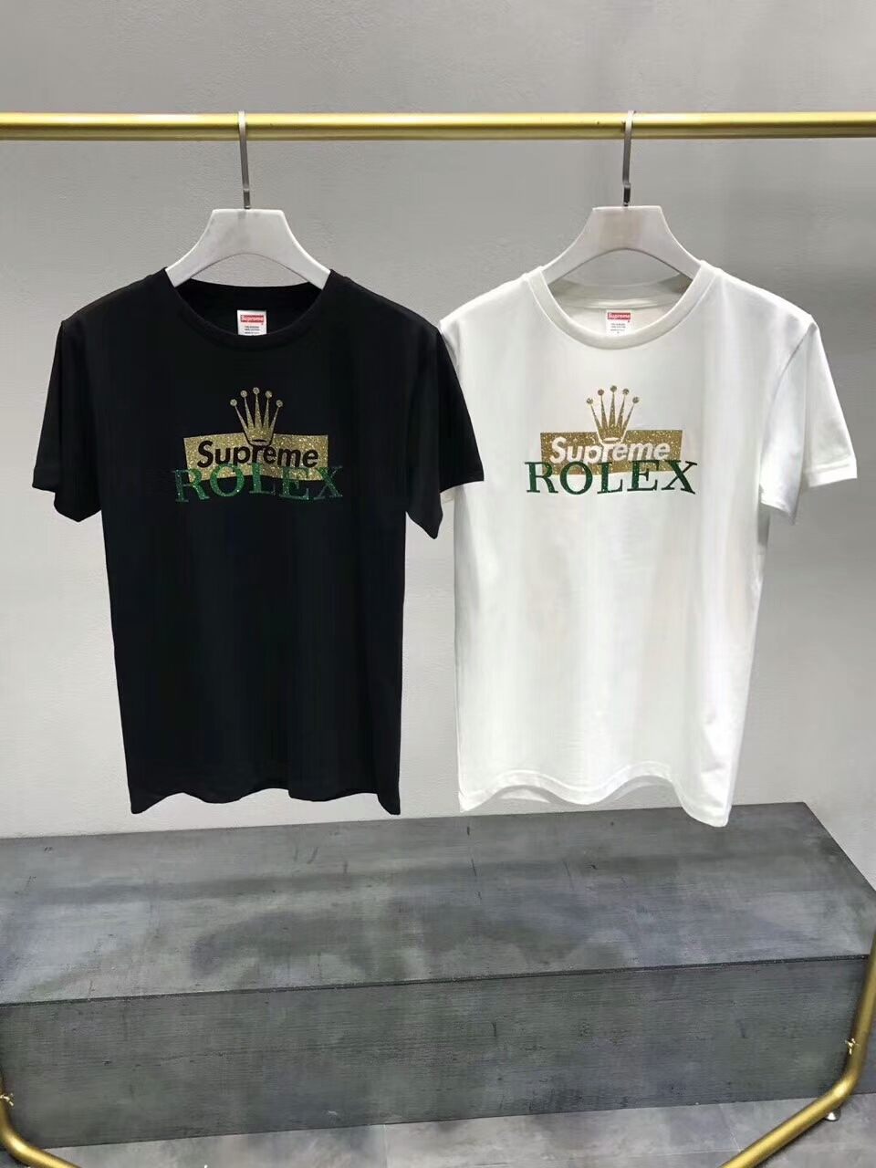 supreme rolex shirt